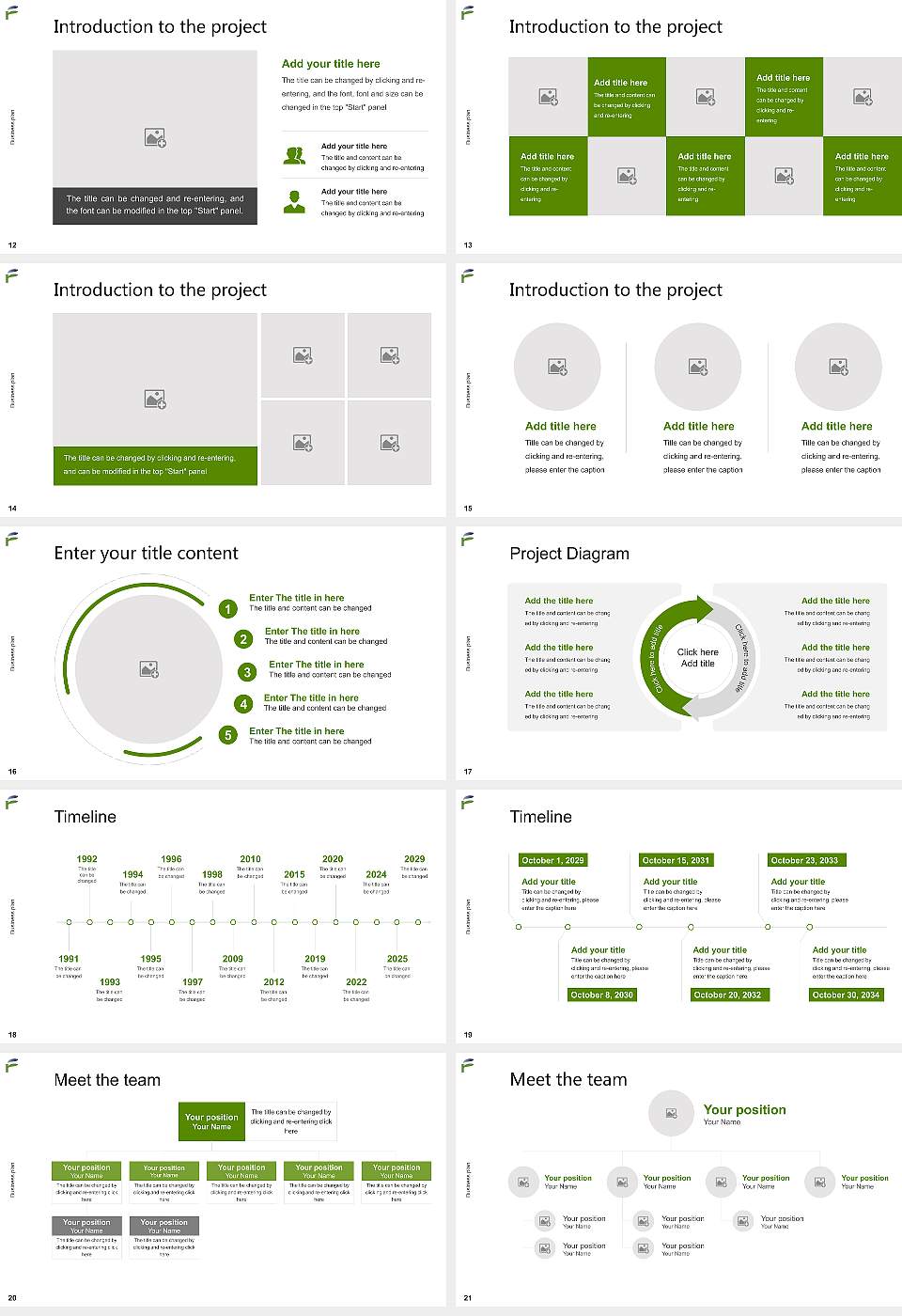 Fukushima University Competition/Entrepreneurship Contest PPT Template16:9 ratio PPT effect preview image3