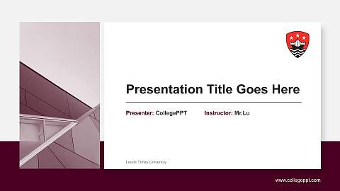 Leeds Trinity University General Purpose PPT Template