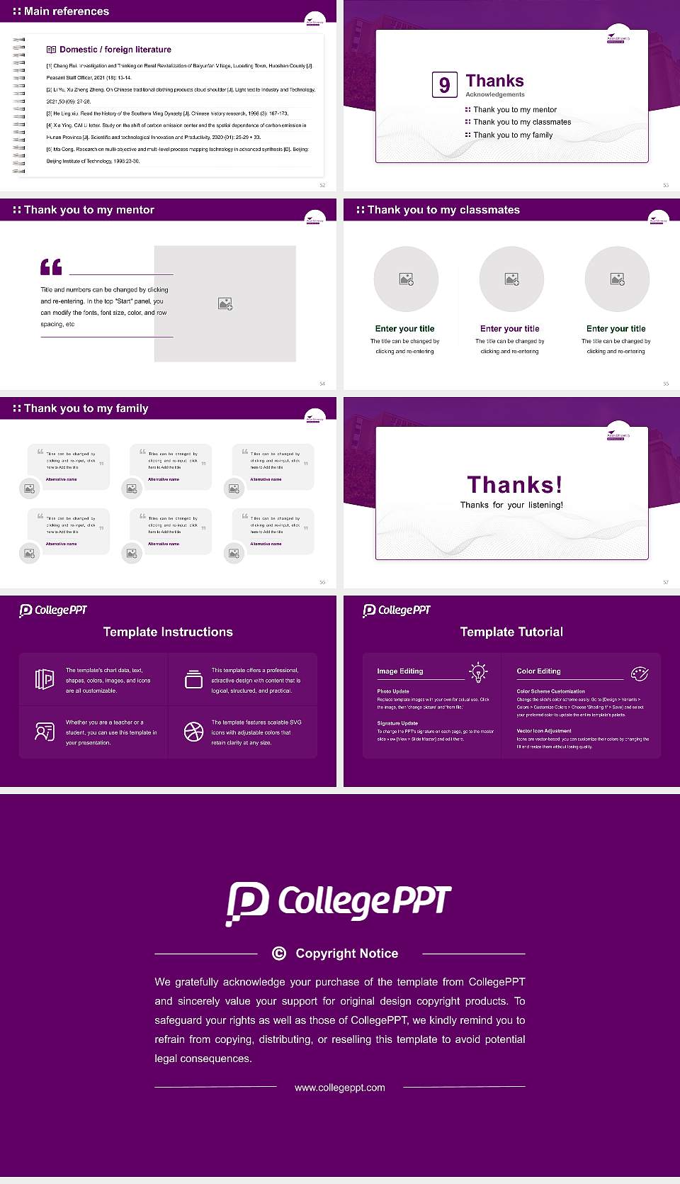 Aston University Graduation Thesis Defense PPT Template16:9 ratio PPT effect preview image7