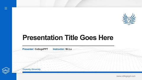 Coventry University Thesis Proposal/Graduation Defense PPT Template