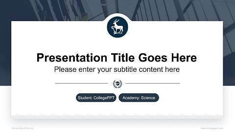 University of Surrey National Scholarship Defense PPT Template