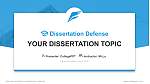 Fukushima College Graduation Thesis Defense PPT Template