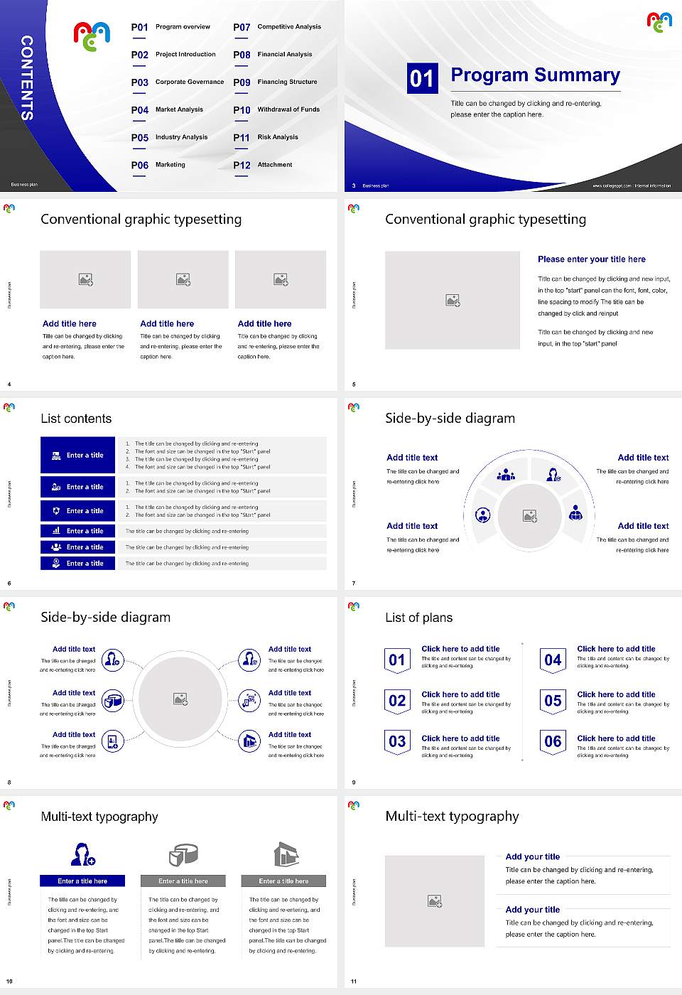 Fukuoka Nursing College Competition/Entrepreneurship Contest PPT Template16:9 ratio PPT effect preview image2