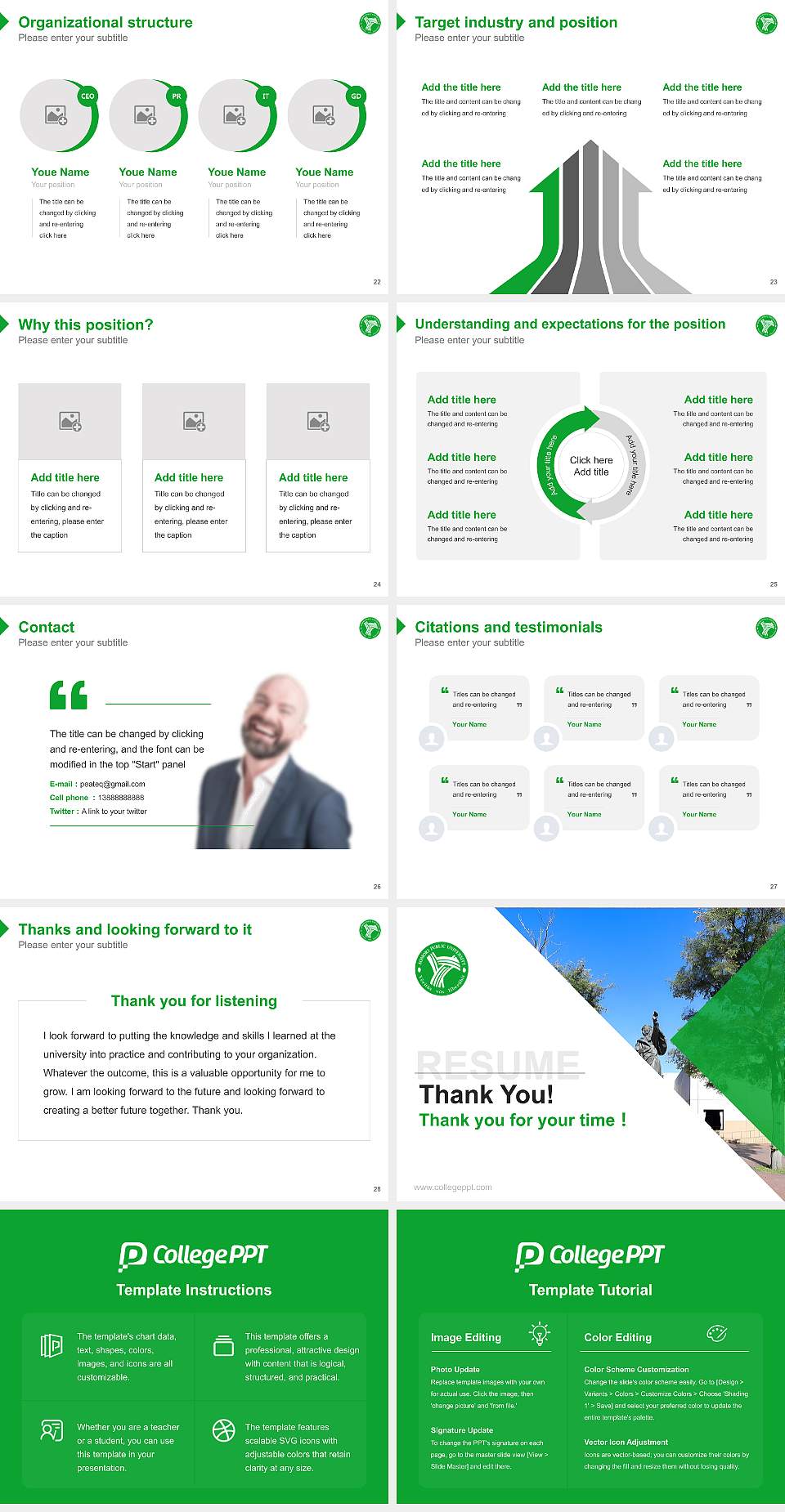 Aomori Public University Resume PPT Template4:3 ratio PPT effect preview image4