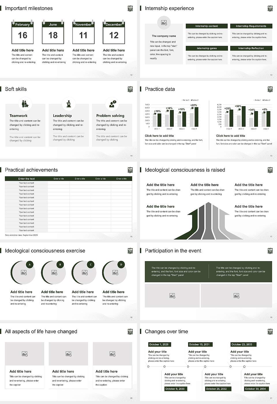 Japan College of Social Work National Scholarship Defense PPT Template16:9 ratio PPT effect preview image3