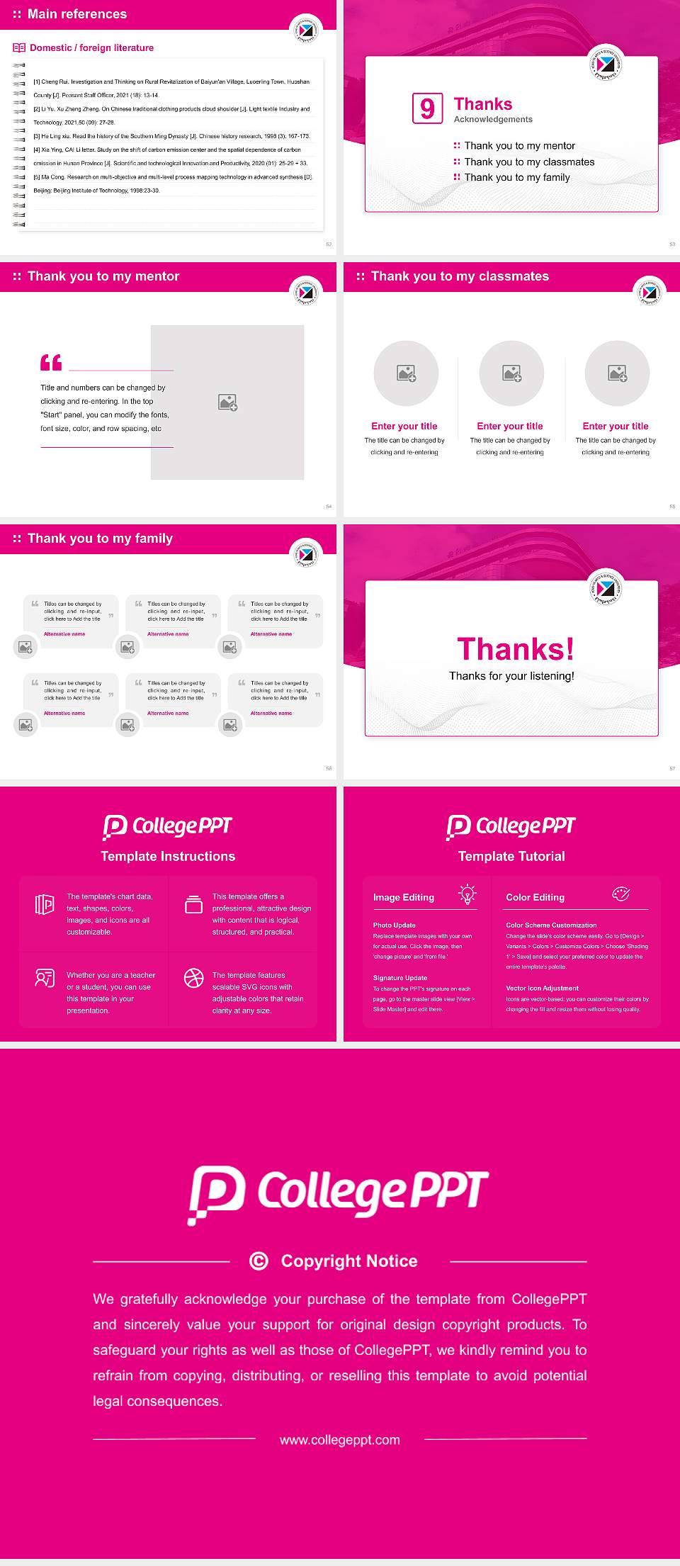 Yong-in Songdam College Graduation Thesis Defense PPT Template4:3 ratio PPT effect preview image7