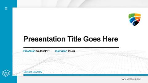Capilano University Thesis Proposal/Graduation Defense PPT Template