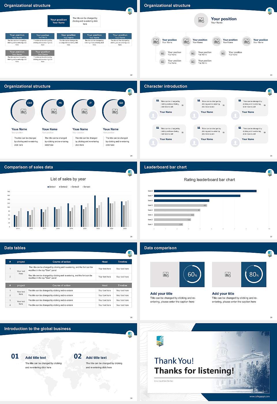 University of Saint-Boniface Academic Presentation/Research Findings Report PPT Template16:9 ratio PPT effect preview image4