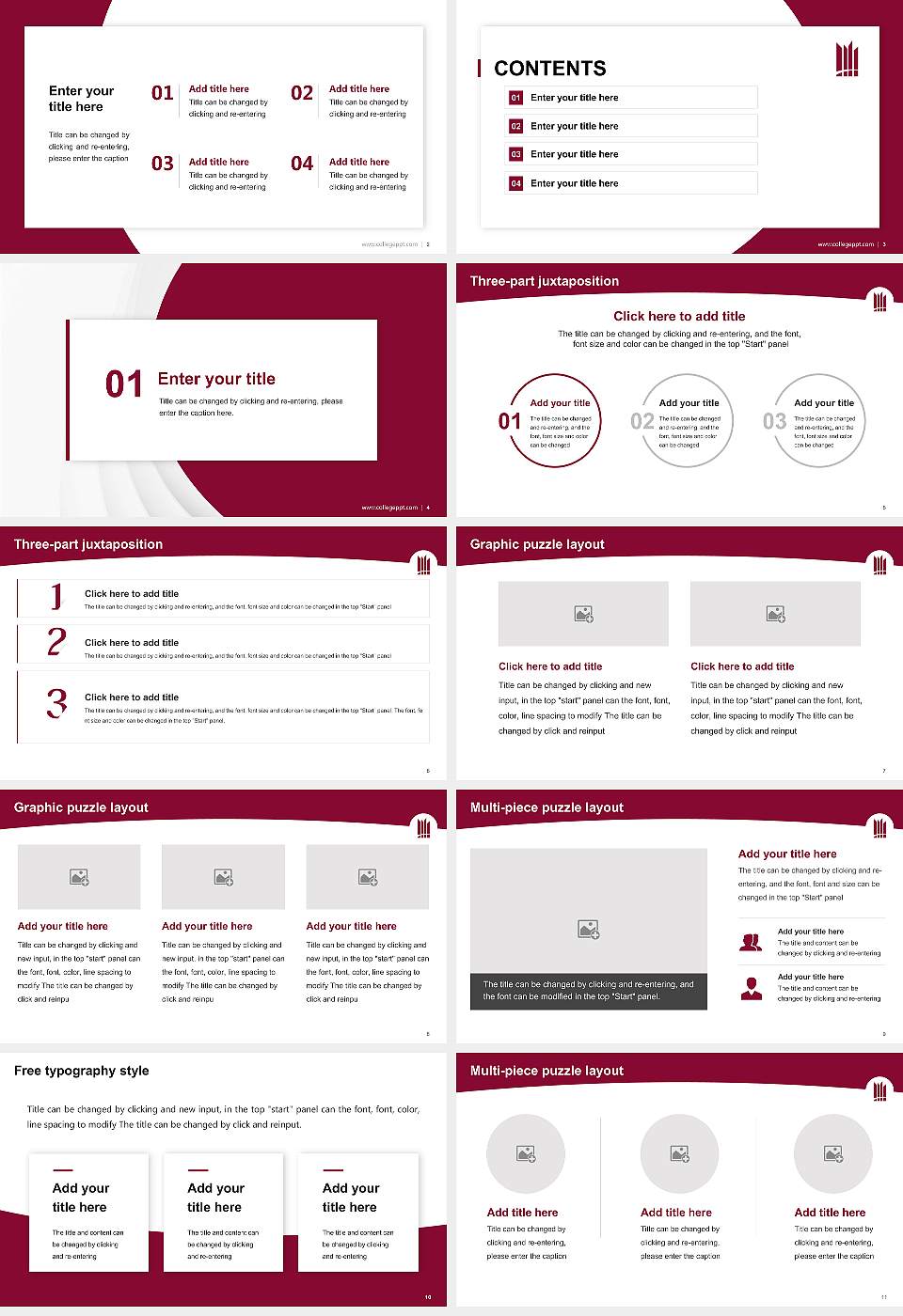 MacEwan University Academic Presentation/Research Findings Report PPT Template16:9 ratio PPT effect preview image2