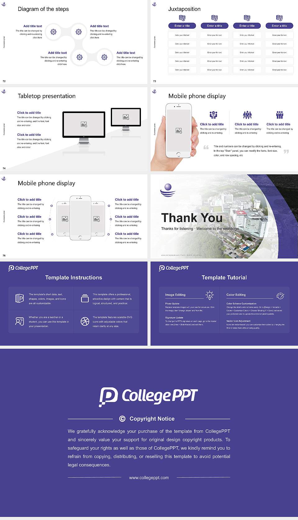 Fujita Health University Competition/Entrepreneurship Contest PPT Template16:9 ratio PPT effect preview image9