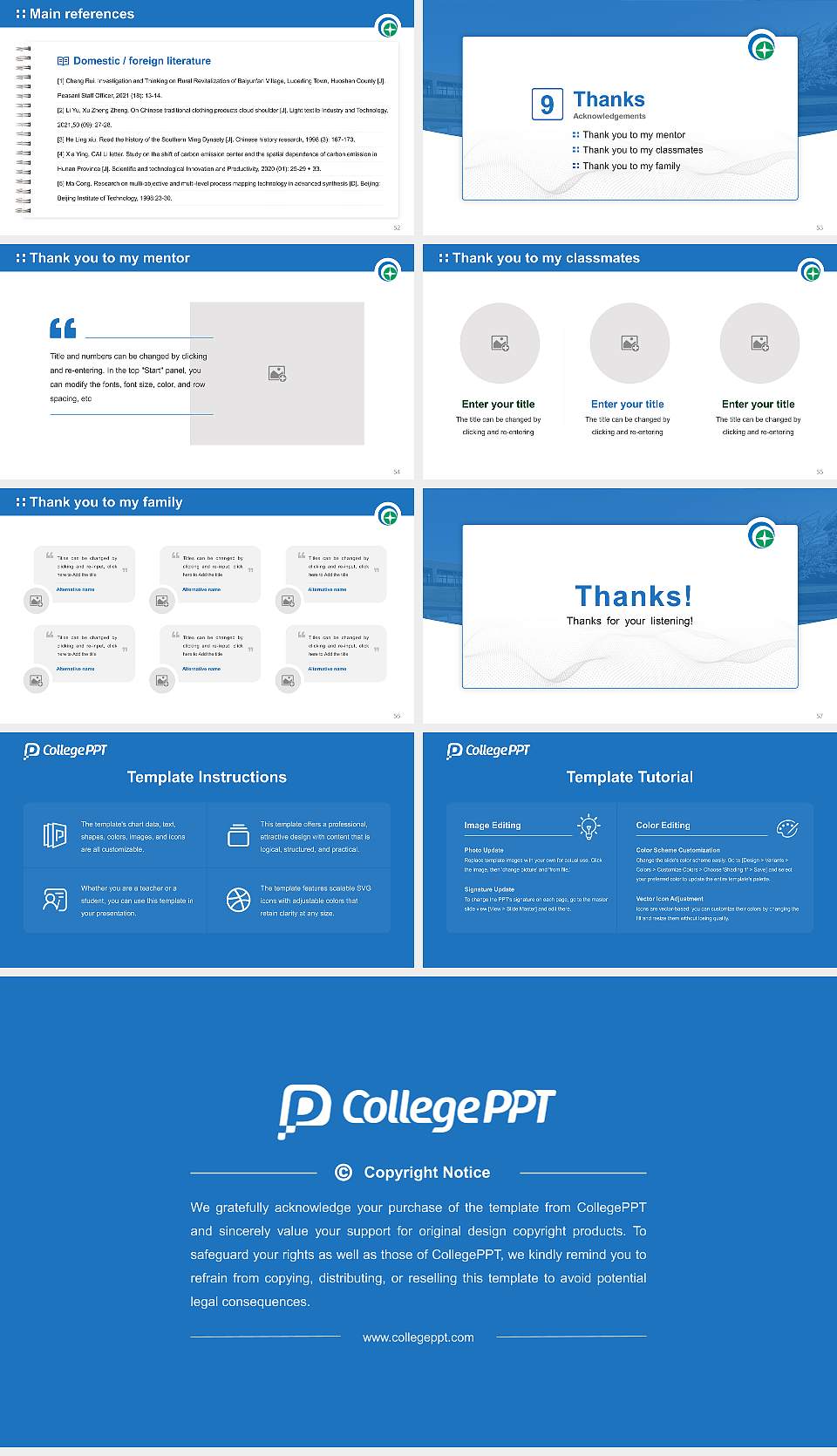 Ishikawa Prefectural Nursing University Graduation Thesis Defense PPT Template16:9 ratio PPT effect preview image7
