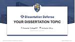 Crandall University학위 논문 방어PPT 템플릿