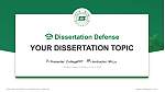 Christian College of Nursing Graduation Thesis Defense PPT Template