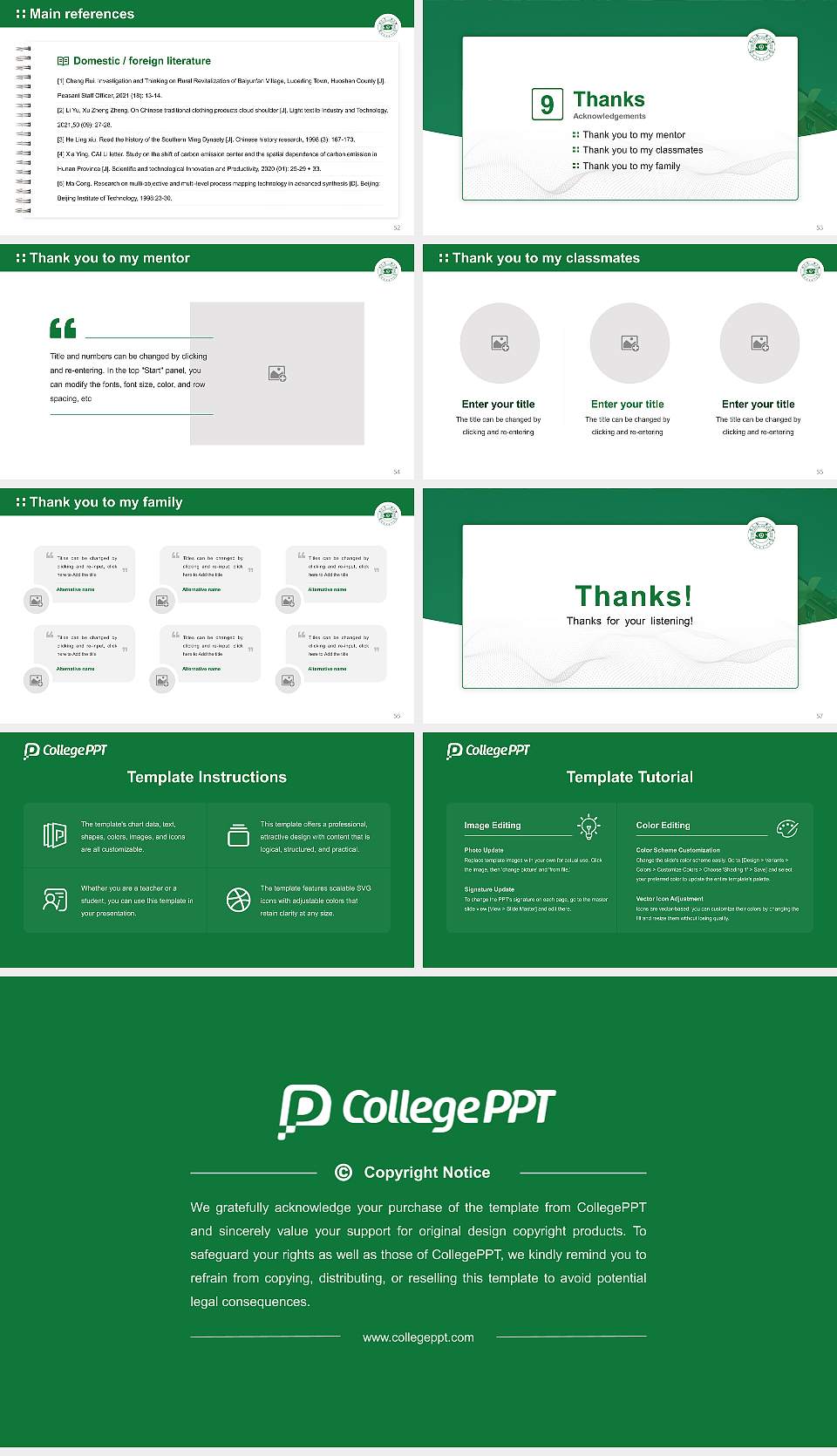 Christian College of Nursing Graduation Thesis Defense PPT Template16:9 ratio PPT effect preview image7