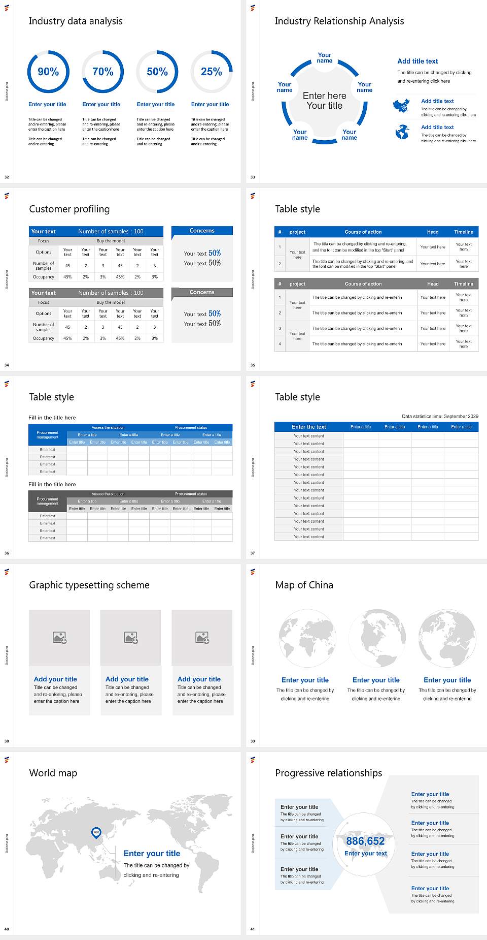 Fukui University of Technology Competition/Entrepreneurship Contest PPT Template4:3 ratio PPT effect preview image5
