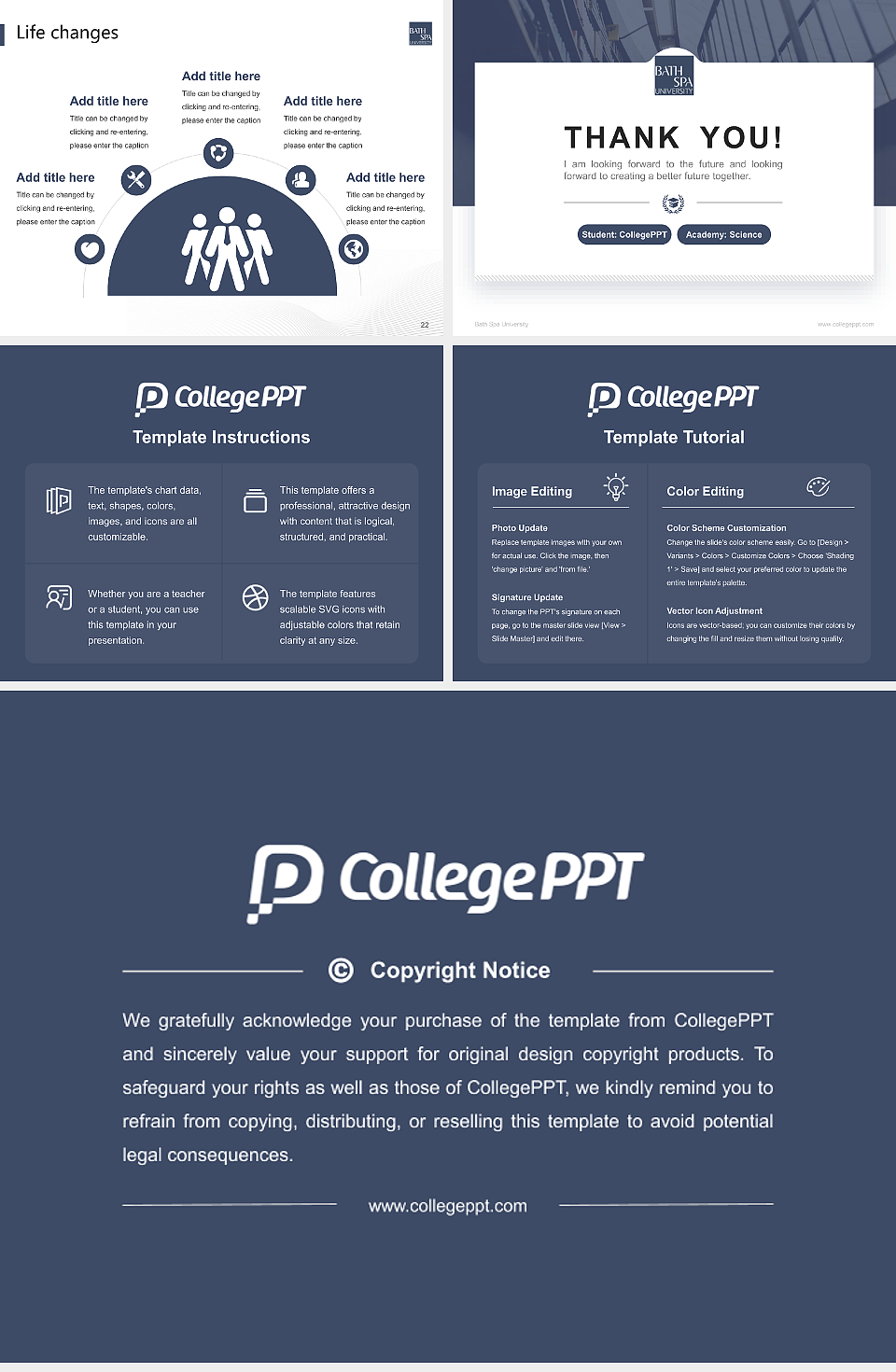 Bath Spa University National Scholarship Defense PPT Template_Slide preview image4