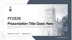University of Toronto Academic Presentation/Research Findings Report PPT Template