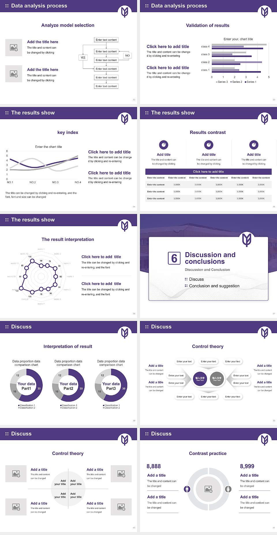 Yukon University Graduation Thesis Defense PPT Template4:3 ratio PPT effect preview image5