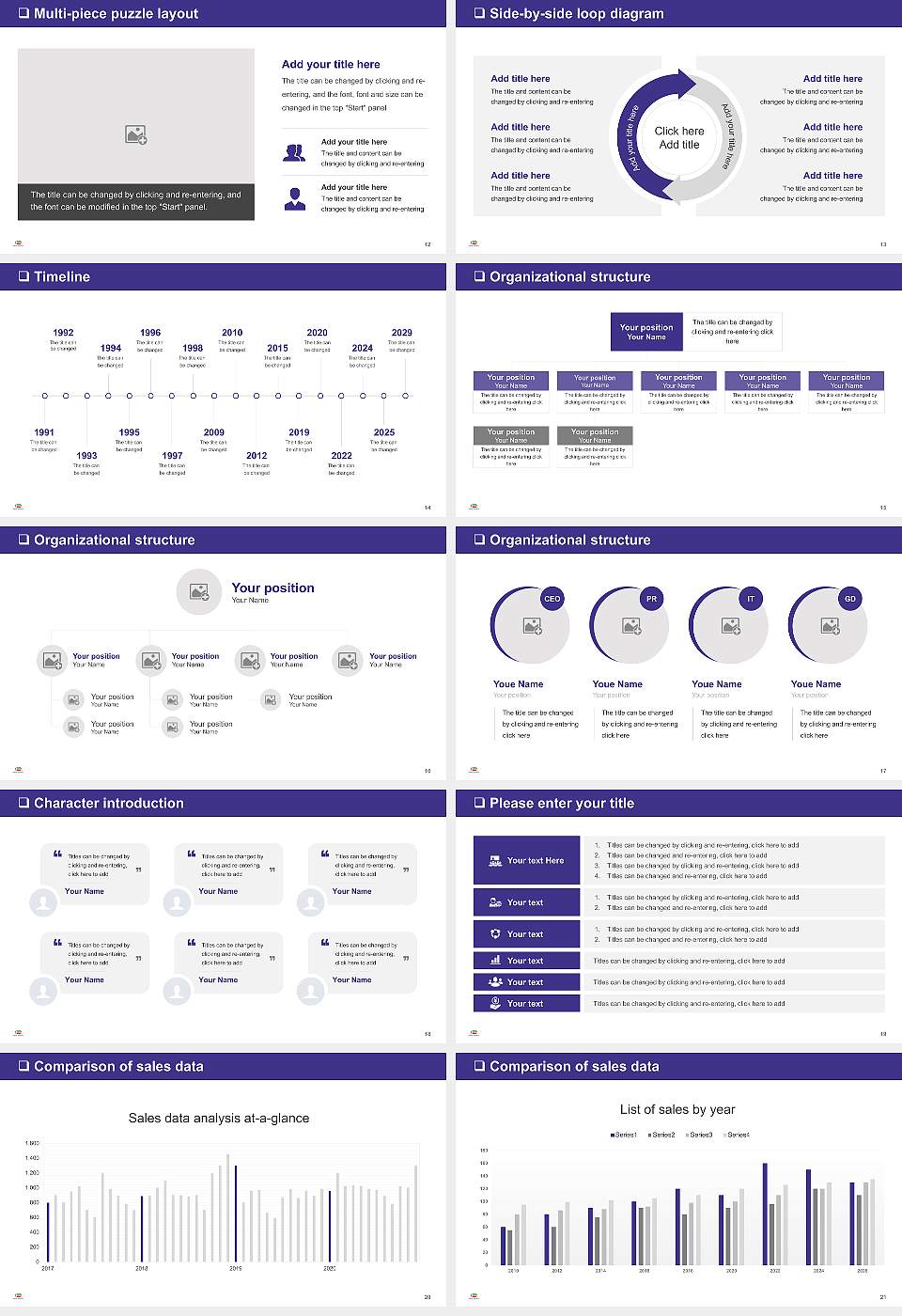 Bukkyo University General Purpose PPT Template16:9 ratio PPT effect preview image3