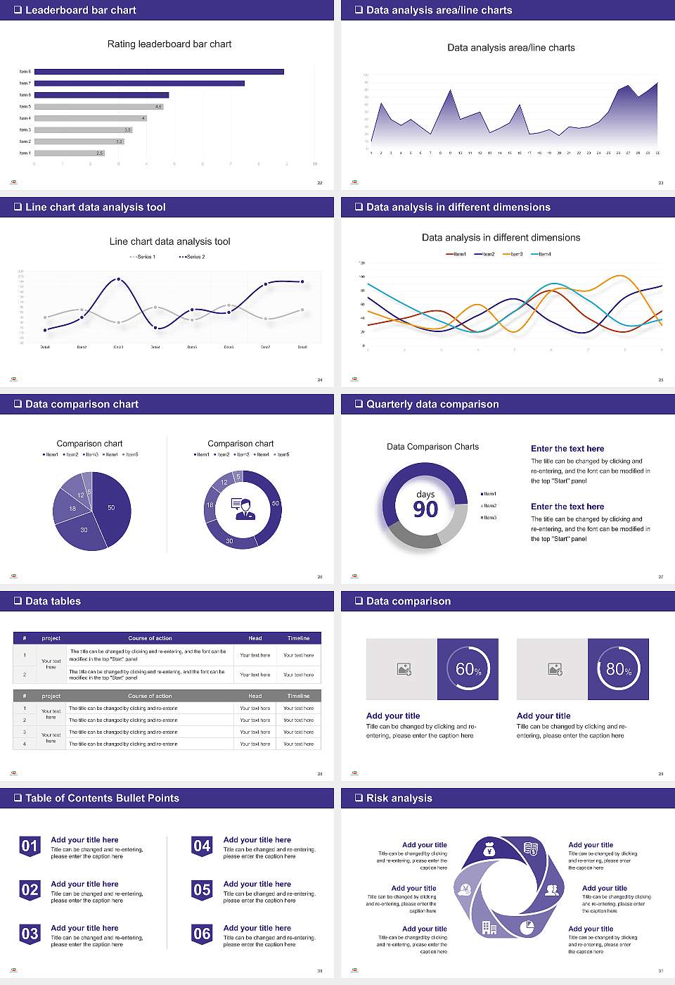 Bukkyo University General Purpose PPT Template16:9 ratio PPT effect preview image4