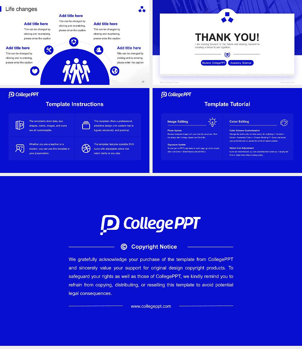 Butsuryo College of Osaka National Scholarship Defense PPT Template16:9 ratio PPT effect preview image4