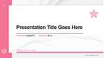 Gakushuin Women’s College Thesis Proposal/Graduation Defense PPT Template
