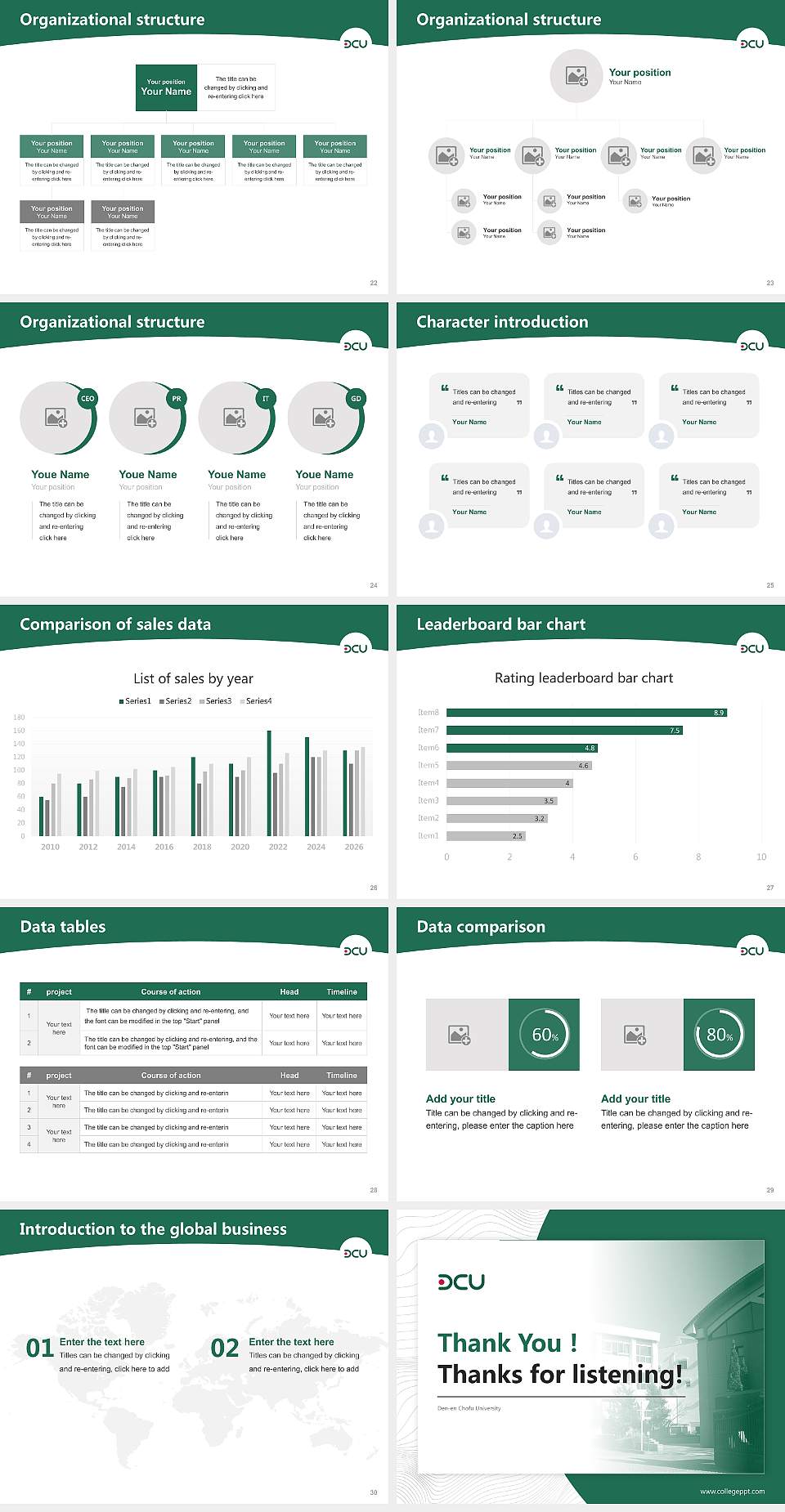 Den-en Chofu University Academic Presentation/Research Findings Report PPT Template4:3 ratio PPT effect preview image4