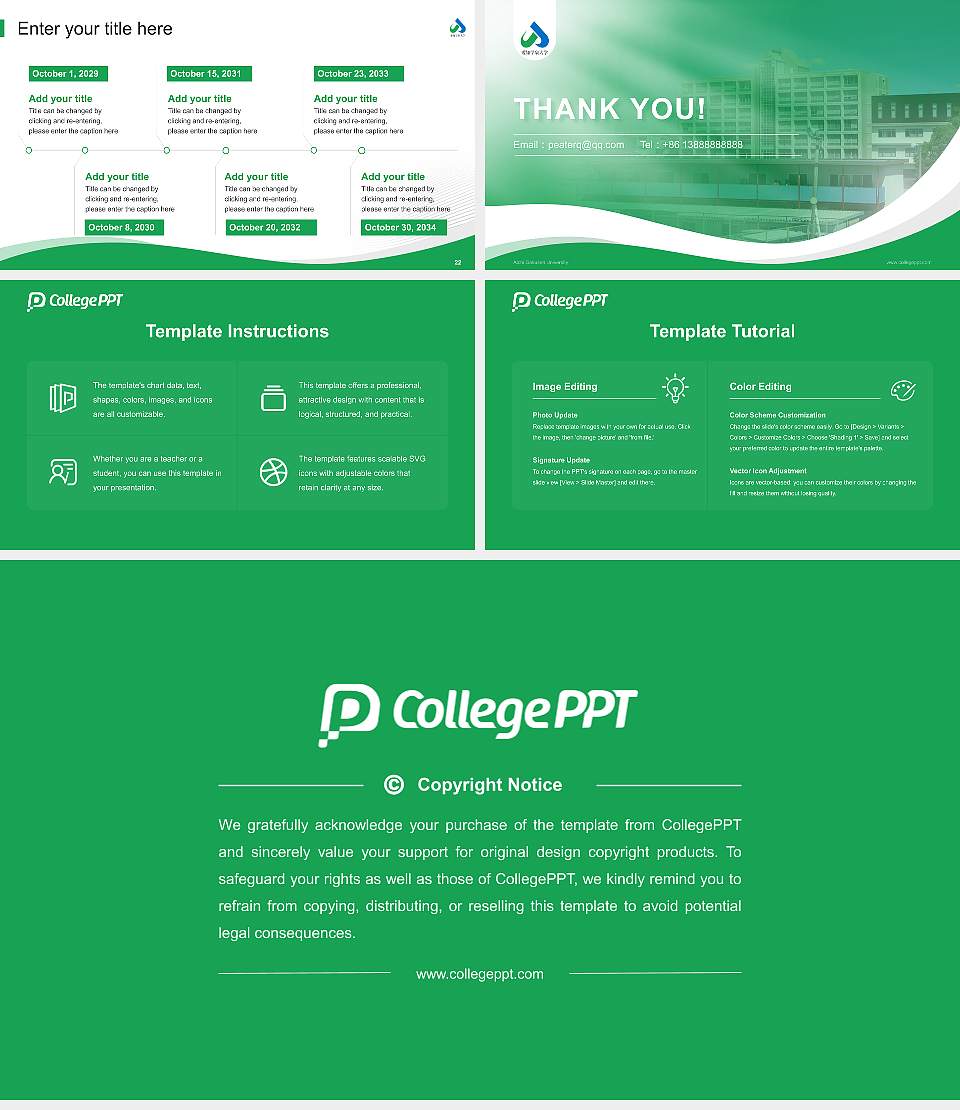 Aichi Gakusen University Lecture Sharing and Networking Event PPT Template16:9 ratio PPT effect preview image4