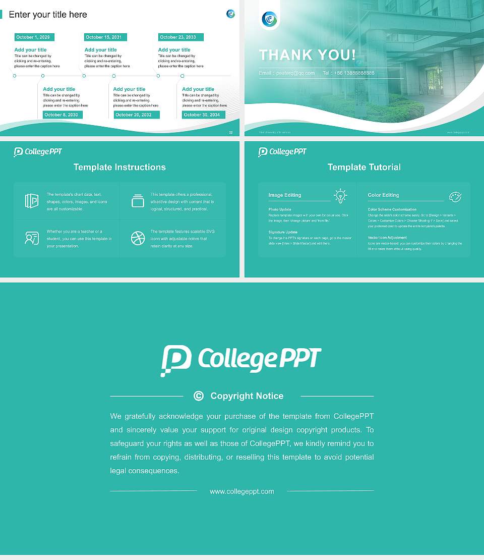Eikei University of Hiroshima Lecture Sharing and Networking Event PPT Template16:9 ratio PPT effect preview image4