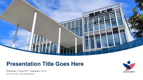 Aino University Course/Courseware Creation PPT Template