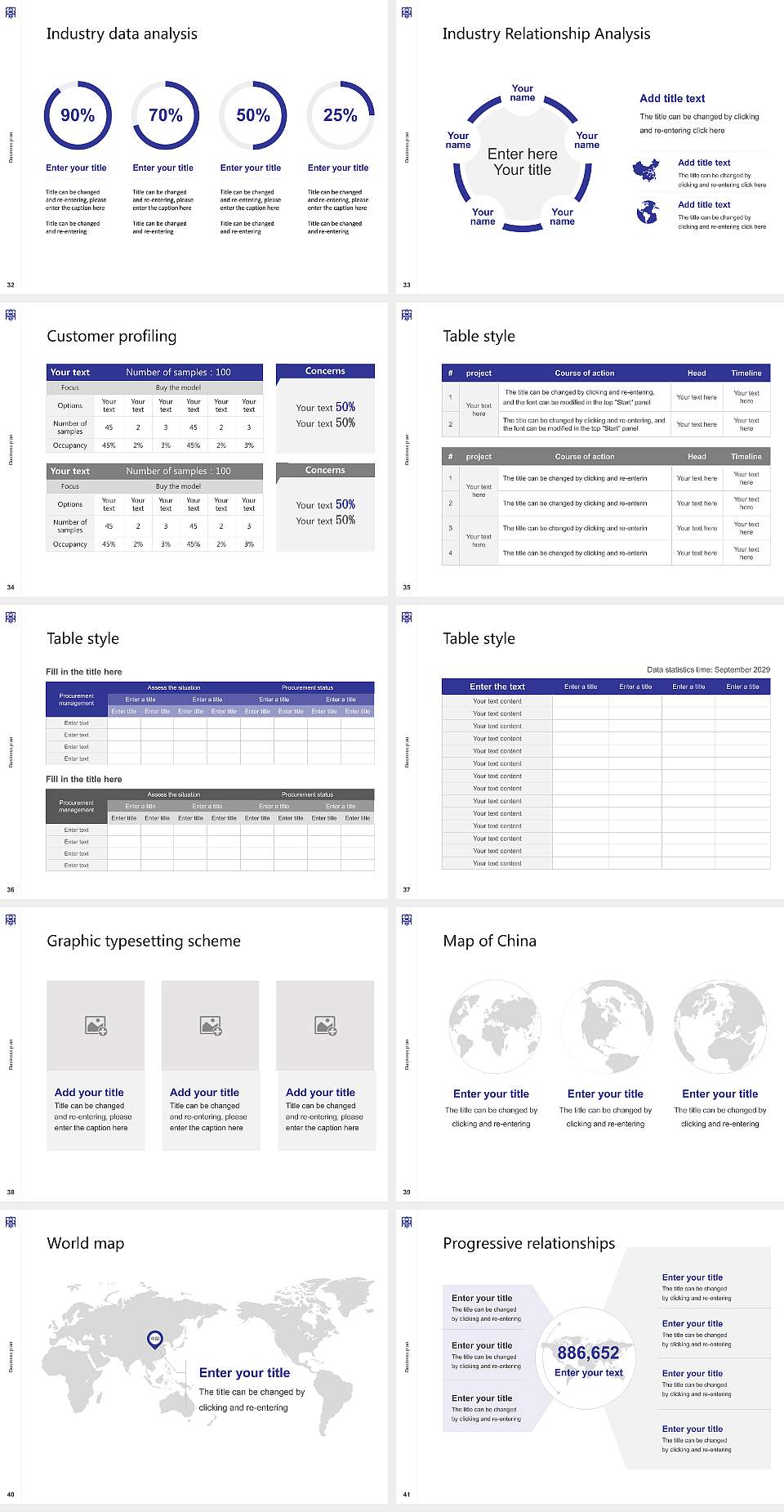Azabu University Competition/Entrepreneurship Contest PPT Template4:3 ratio PPT effect preview image5