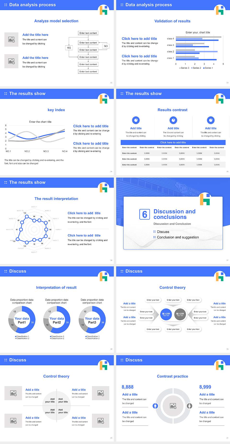 University of Hearst Graduation Thesis Defense PPT Template4:3 ratio PPT effect preview image5