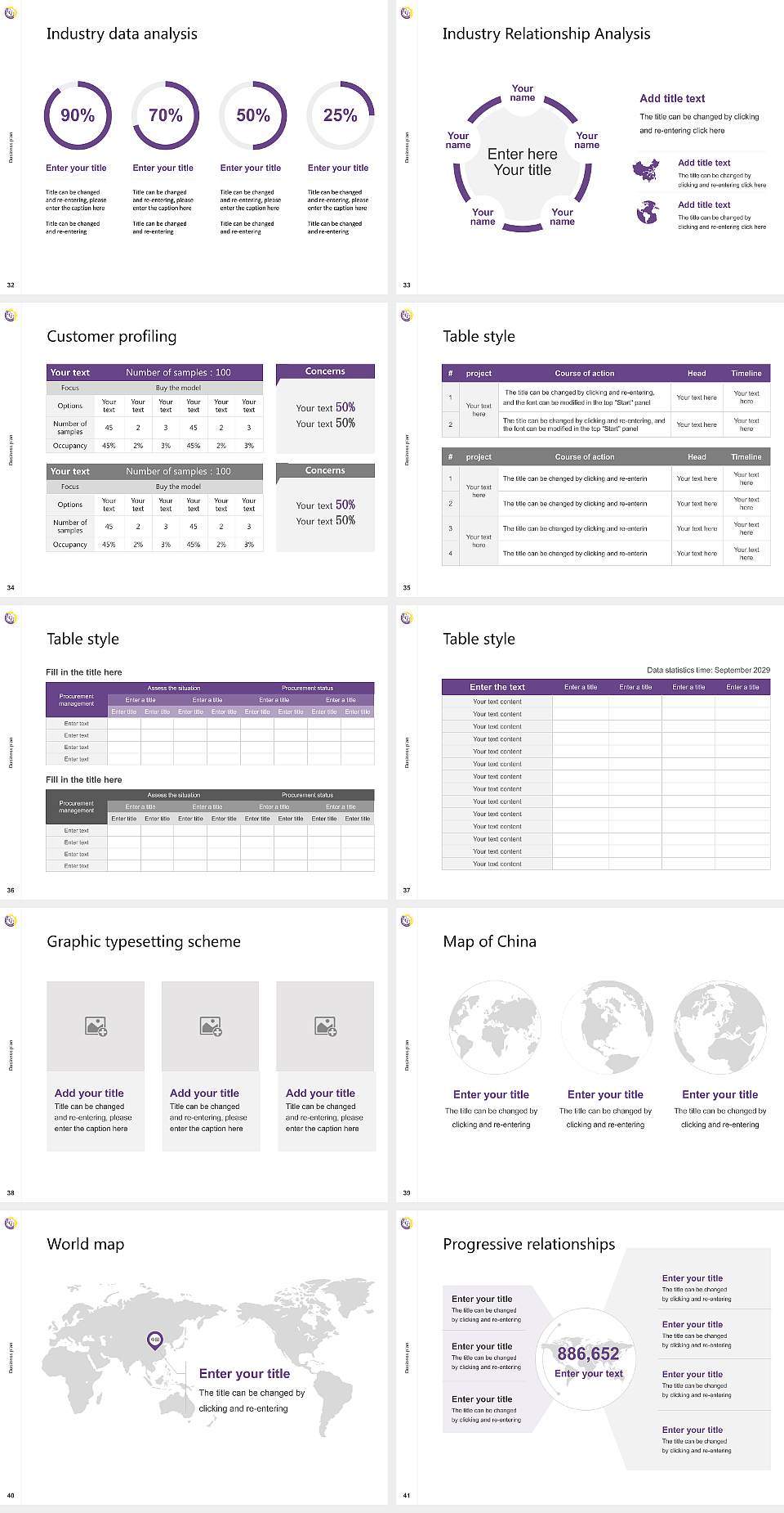 Chuo Gakuin University Competition/Entrepreneurship Contest PPT Template4:3 ratio PPT effect preview image5