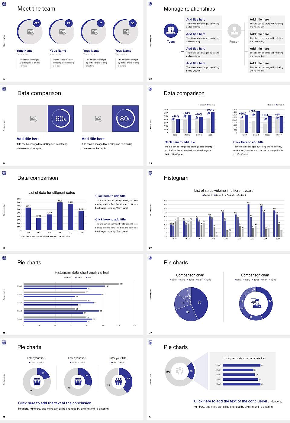 Azabu University Competition/Entrepreneurship Contest PPT Template16:9 ratio PPT effect preview image4