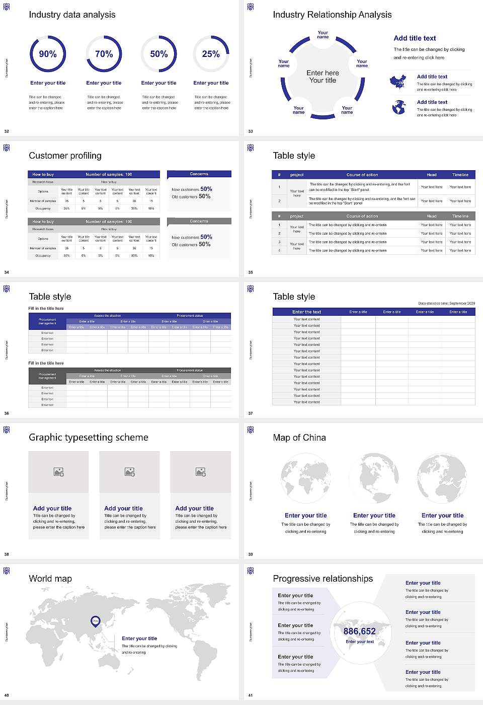 Azabu University Competition/Entrepreneurship Contest PPT Template16:9 ratio PPT effect preview image5