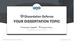University of Quebec in Outaouais Disputation Powerpoint Vorlage