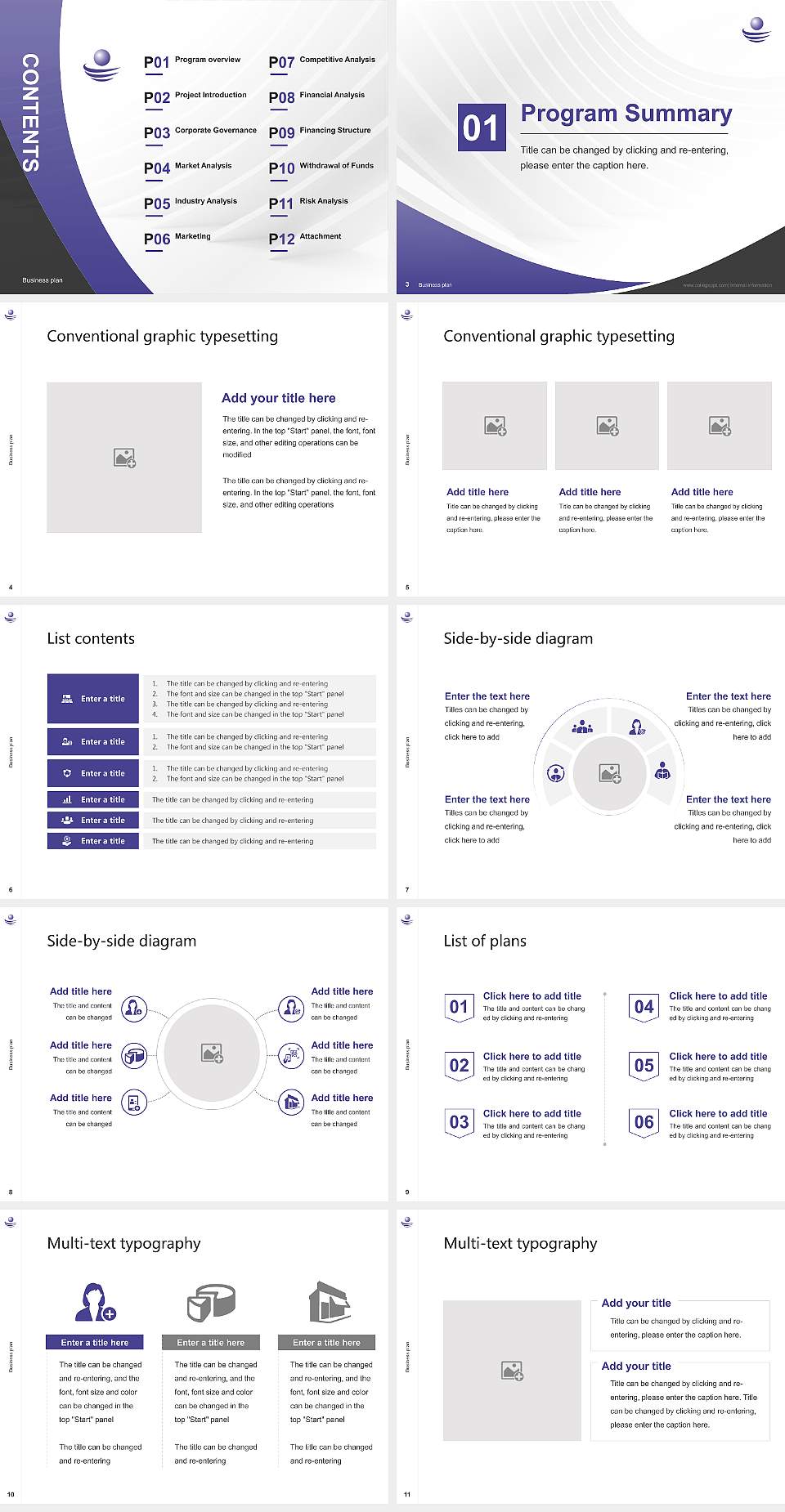 Fujita Health University Competition/Entrepreneurship Contest PPT Template4:3 ratio PPT effect preview image2