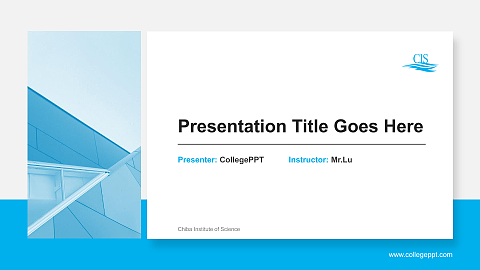 Chiba Institute of Science General Purpose PPT Template