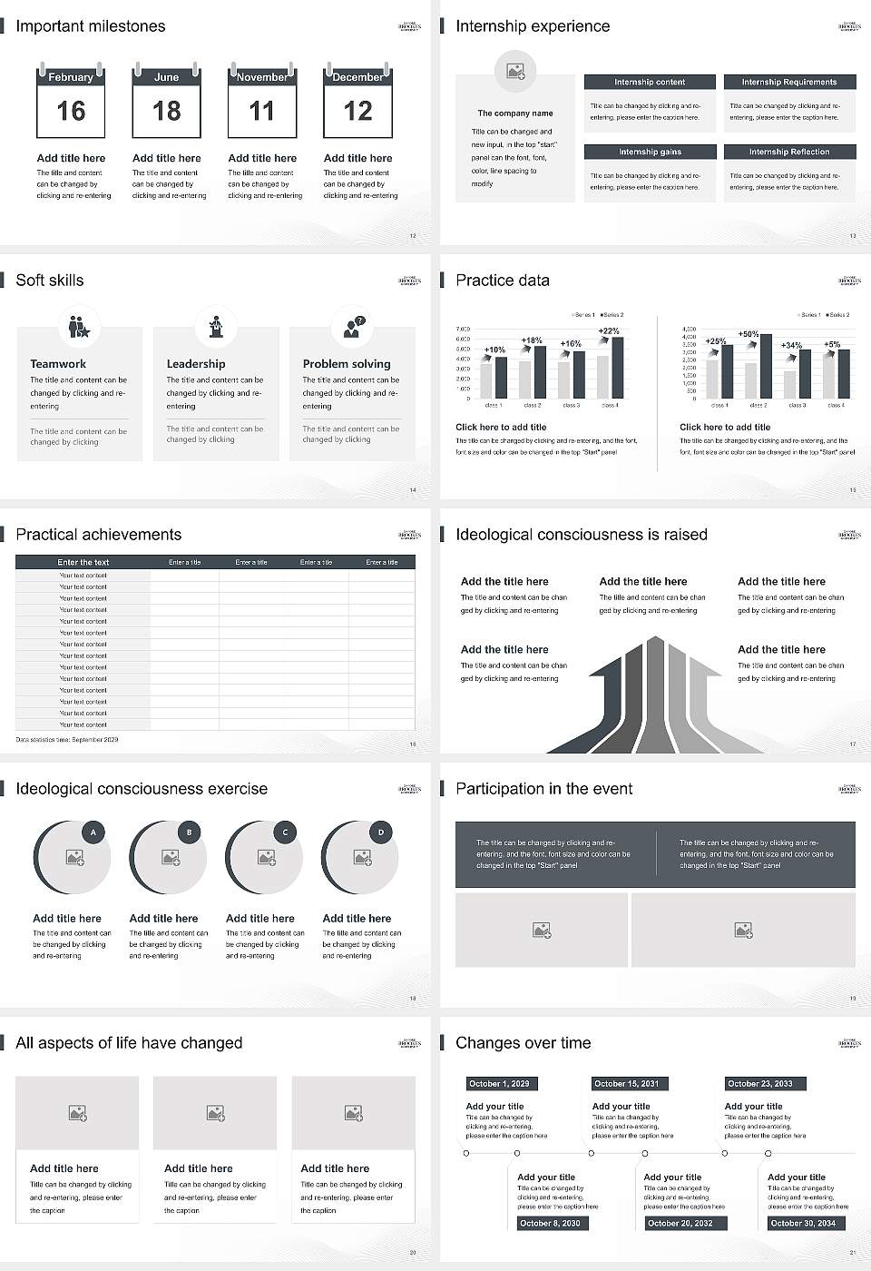 Oxford Brookes University National Scholarship Defense PPT Template16:9 ratio PPT effect preview image3