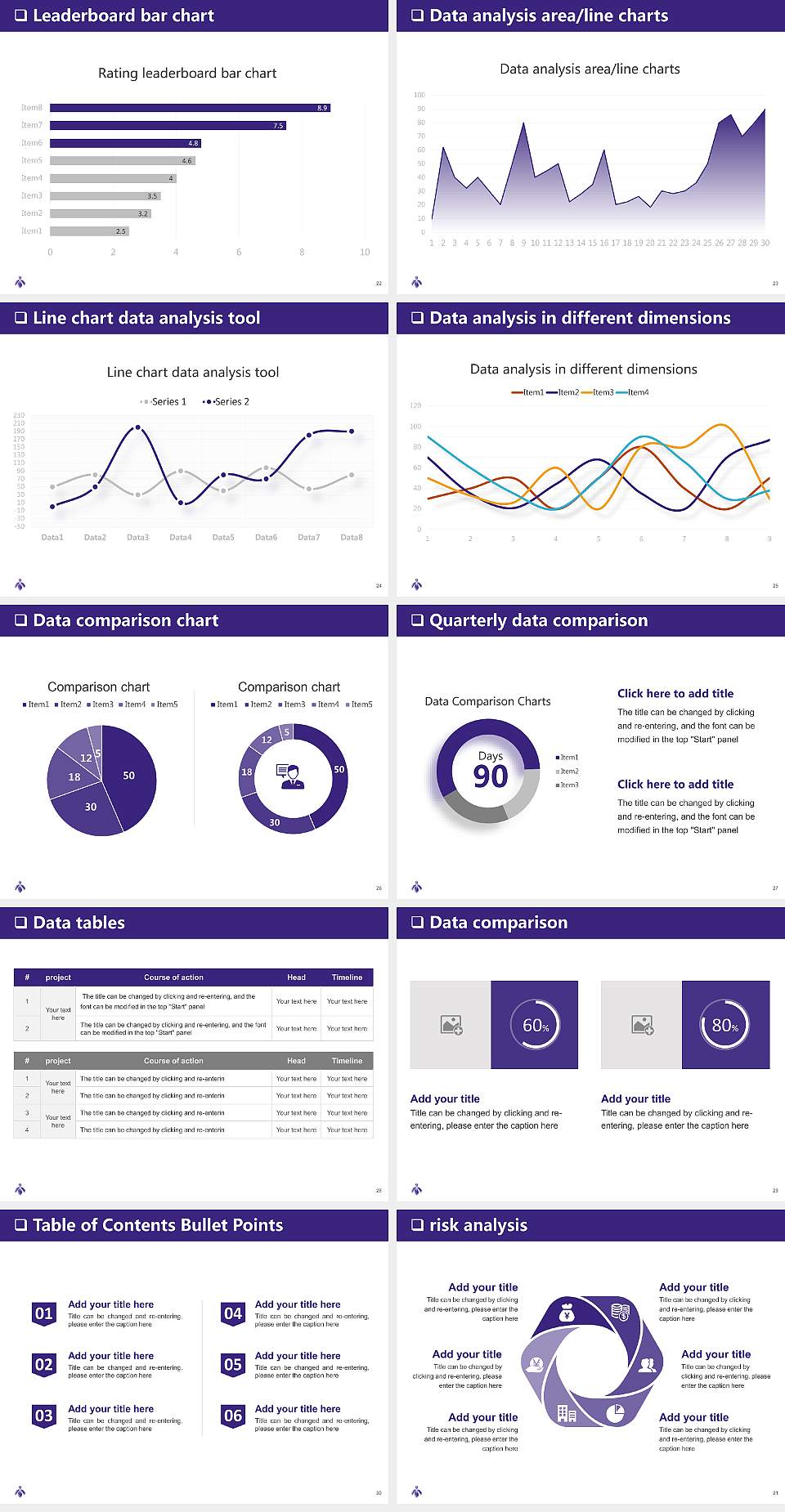 Aichi Prefectural University General Purpose PPT Template4:3 ratio PPT effect preview image4