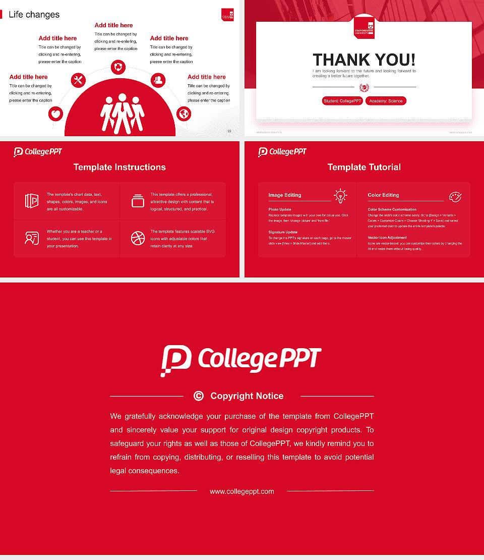 Staffordshire University National Scholarship Defense PPT Template16:9 ratio PPT effect preview image4