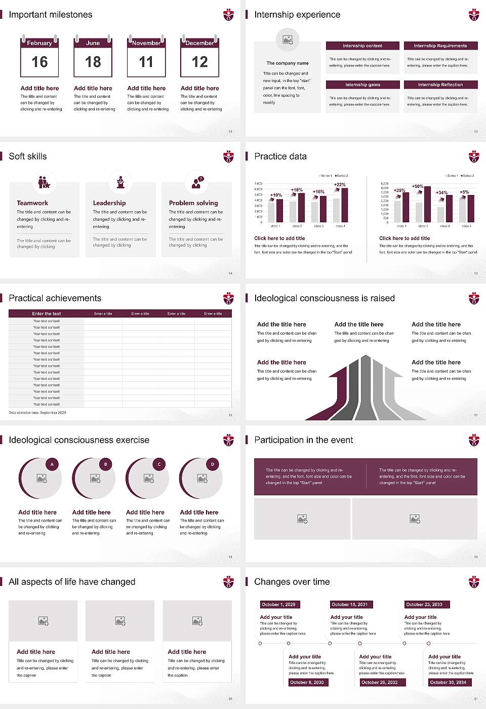 Saint Mary’s University National Scholarship Defense PPT Template16:9 ratio PPT effect preview image3