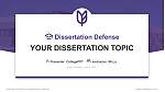 Yukon University Graduation Thesis Defense PPT Template