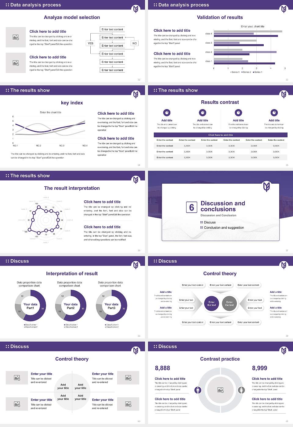 Yukon University Graduation Thesis Defense PPT Template16:9 ratio PPT effect preview image5