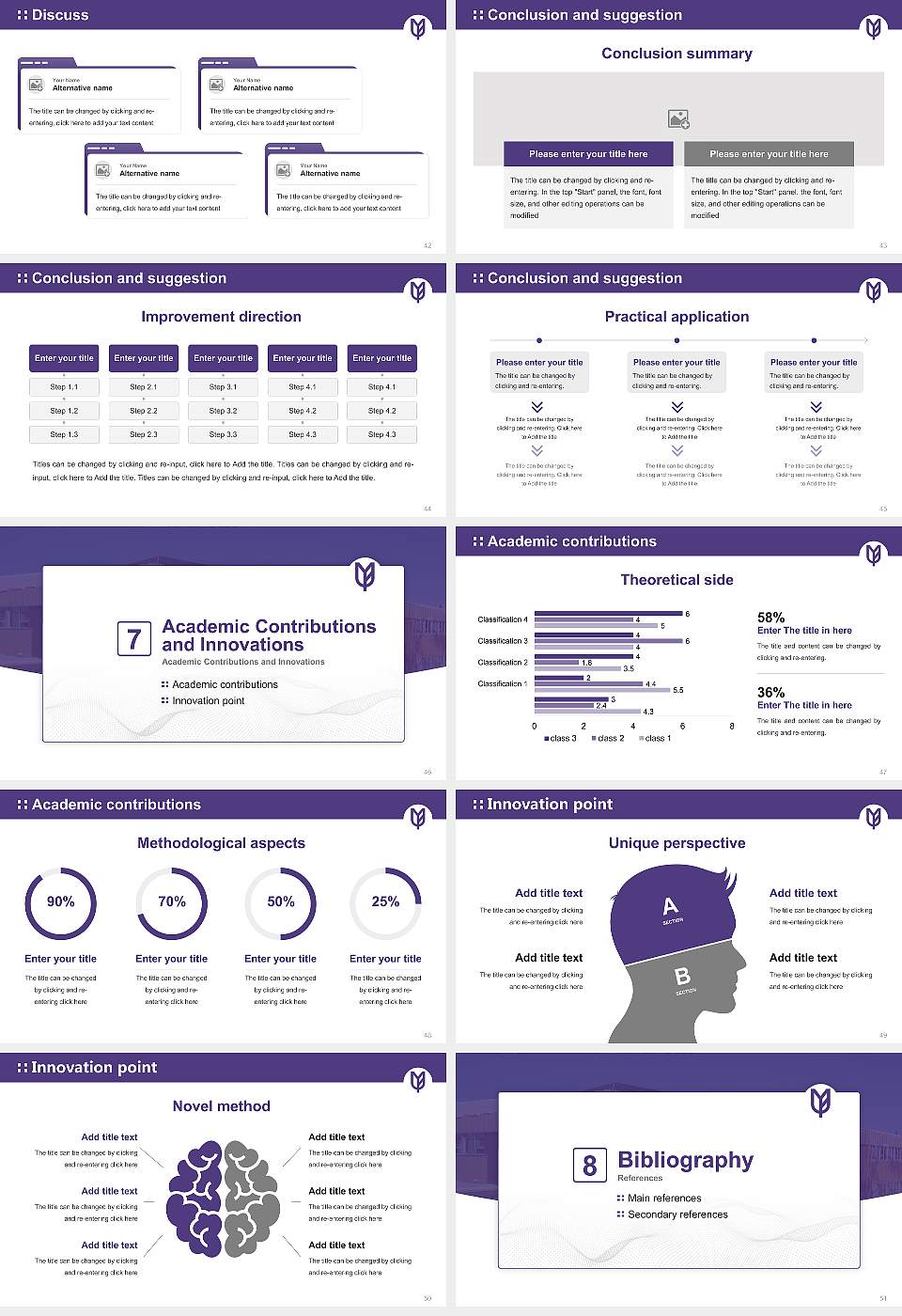 Yukon University Graduation Thesis Defense PPT Template16:9 ratio PPT effect preview image6