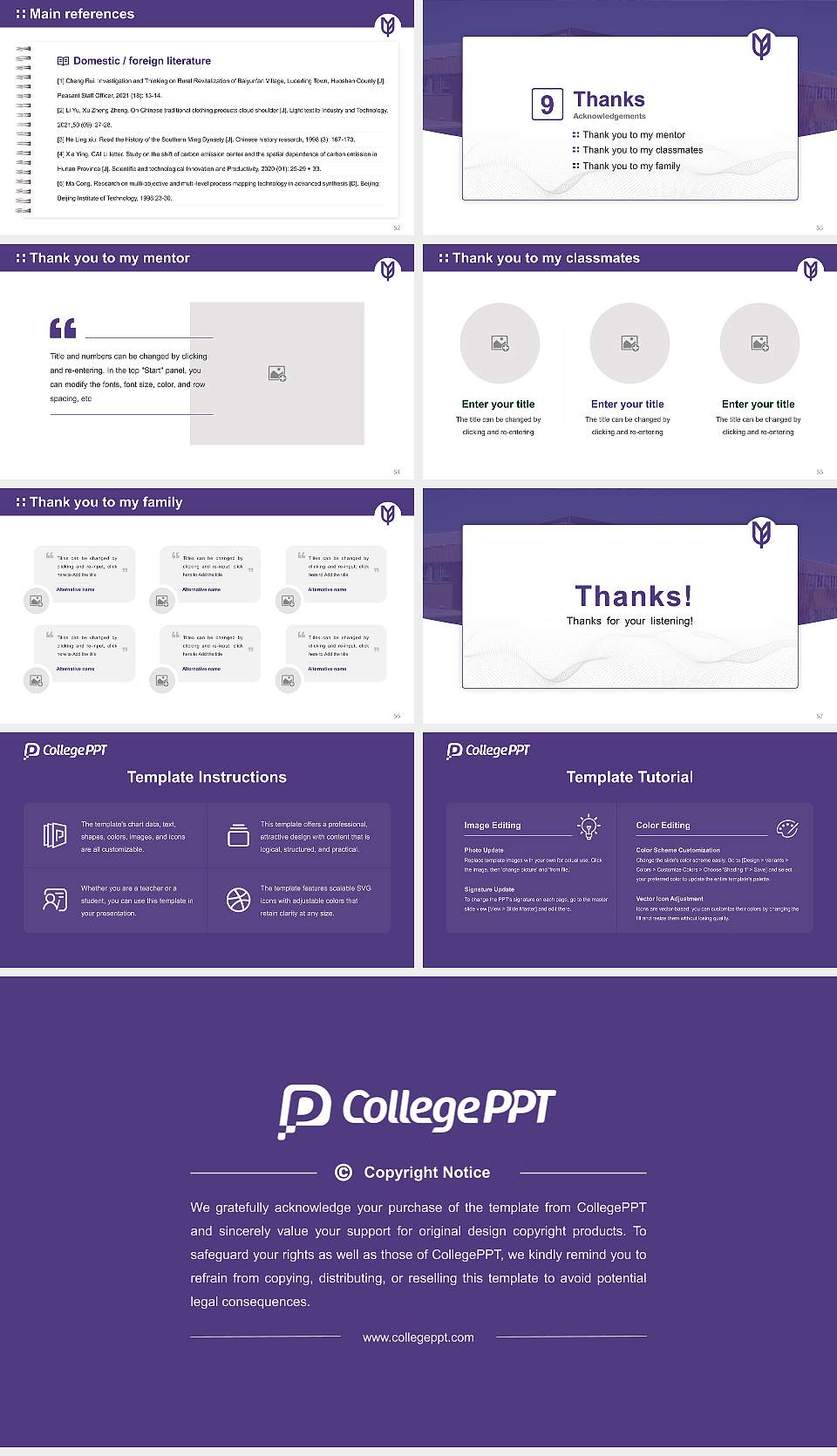 Yukon University Graduation Thesis Defense PPT Template16:9 ratio PPT effect preview image7