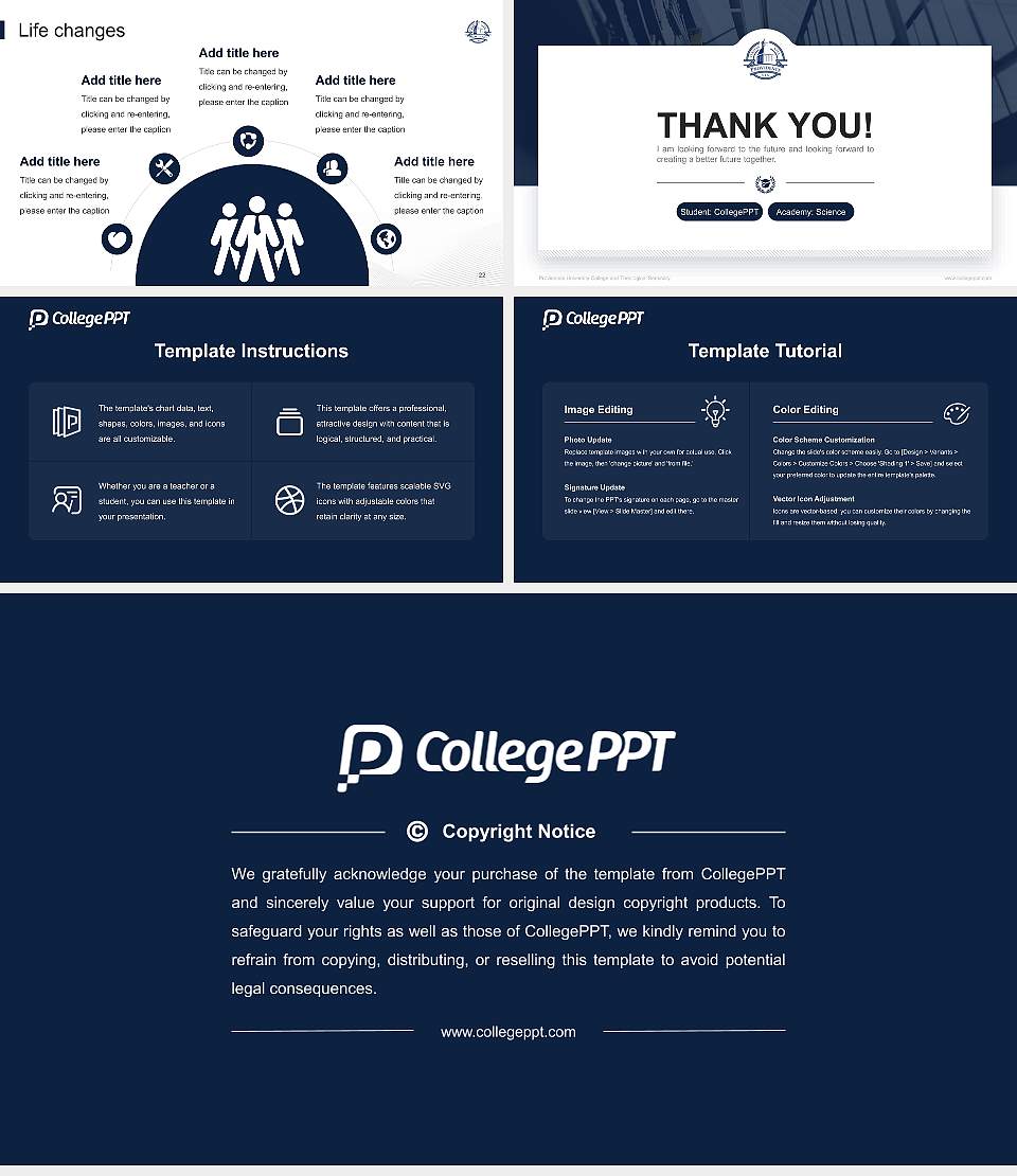 Providence University College and Theological Seminary National Scholarship Defense PPT Template16:9 ratio PPT effect preview image4