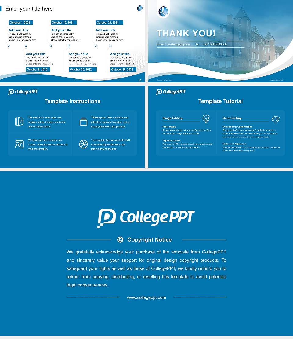 University of Worcester Lecture Sharing and Networking Event PPT Template16:9 ratio PPT effect preview image4
