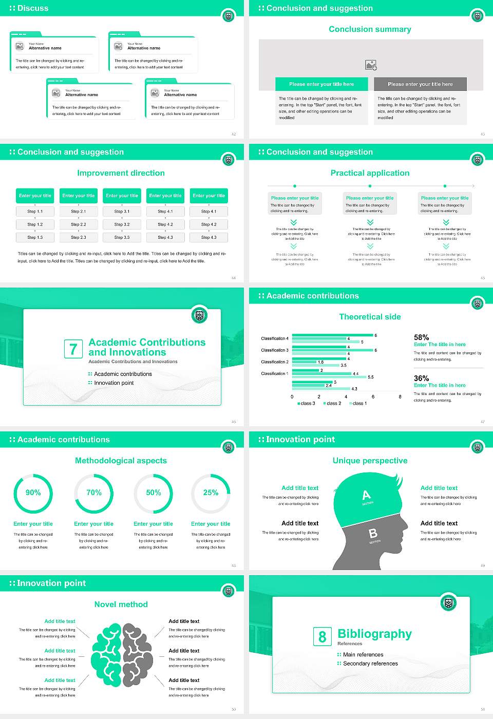 University of Exeter Graduation Thesis Defense PPT Template16:9 ratio PPT effect preview image6