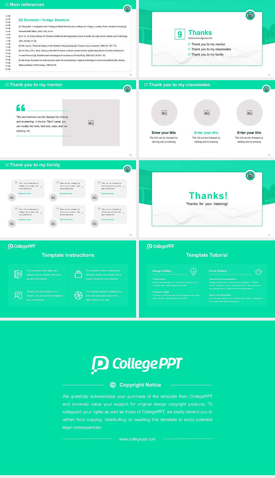 University of Exeter Graduation Thesis Defense PPT Template16:9 ratio PPT effect preview image7